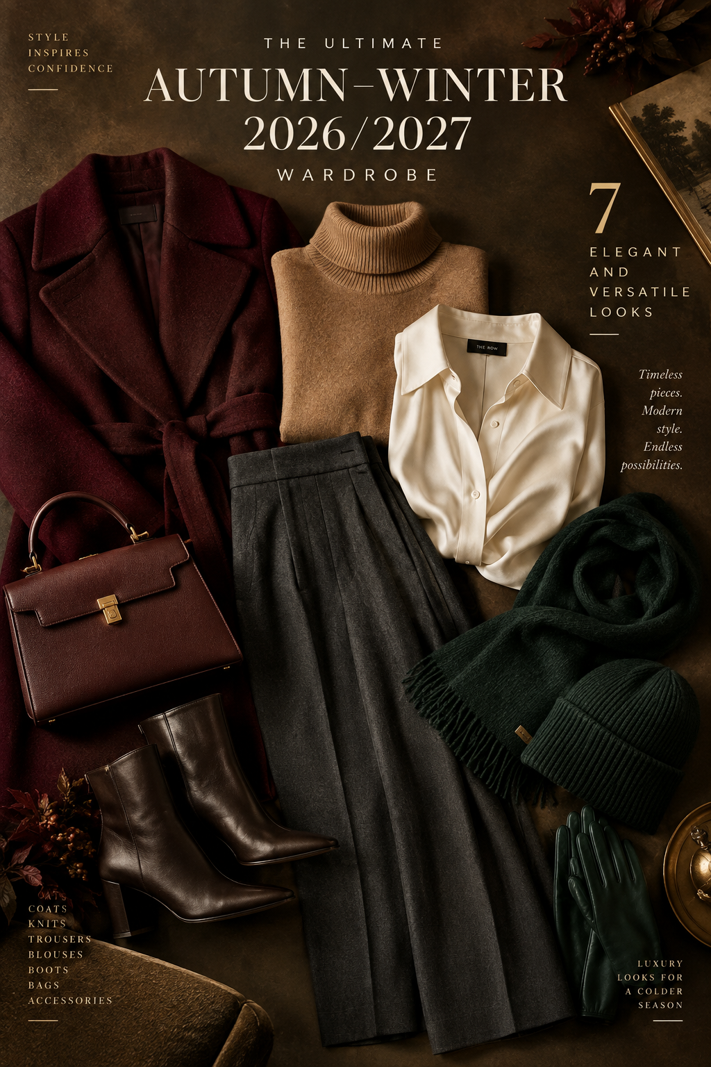 Armario otoño-invierno 2026/2027: 7 looks elegantes y versátiles