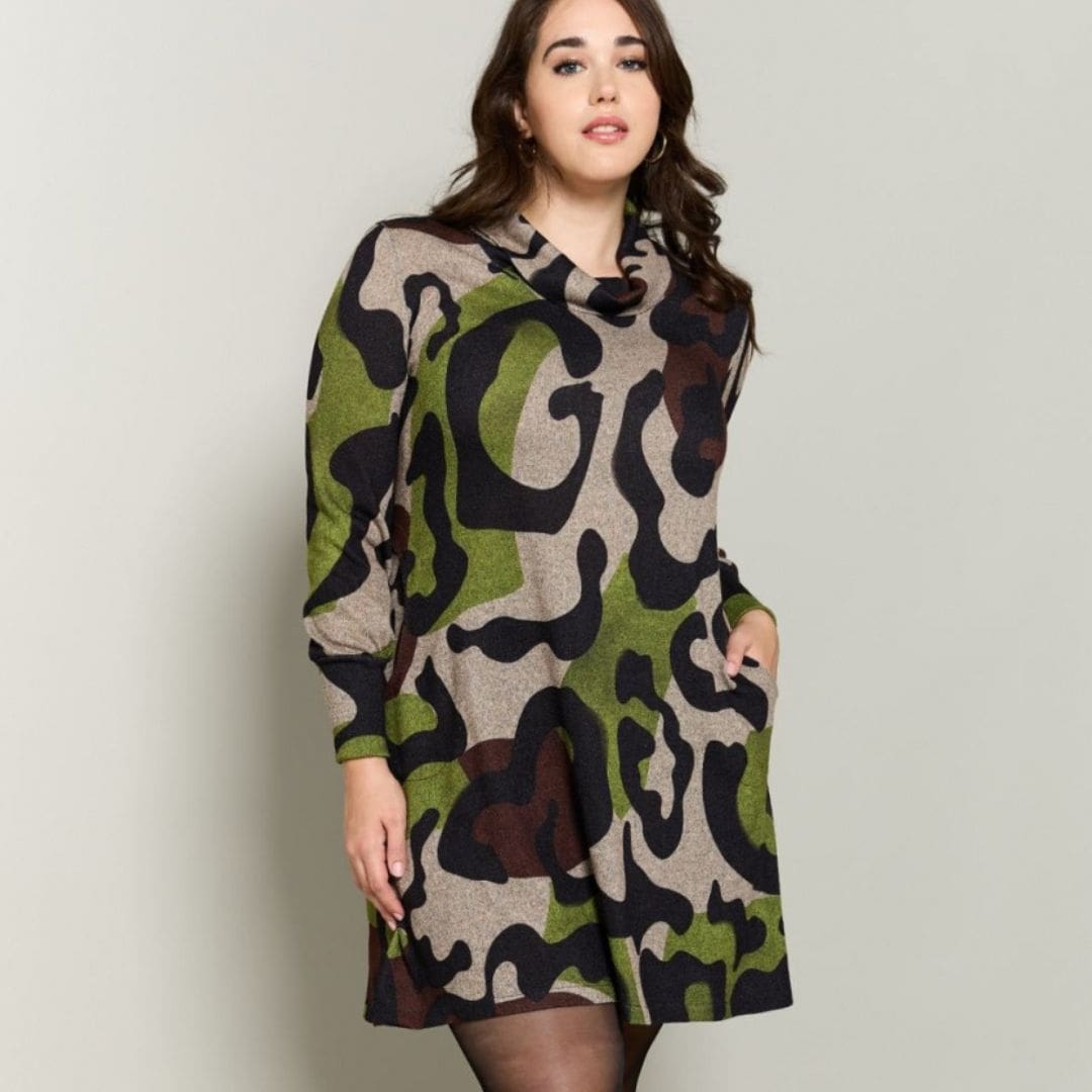 VESTIDO NEKANE CAMUFLAJE