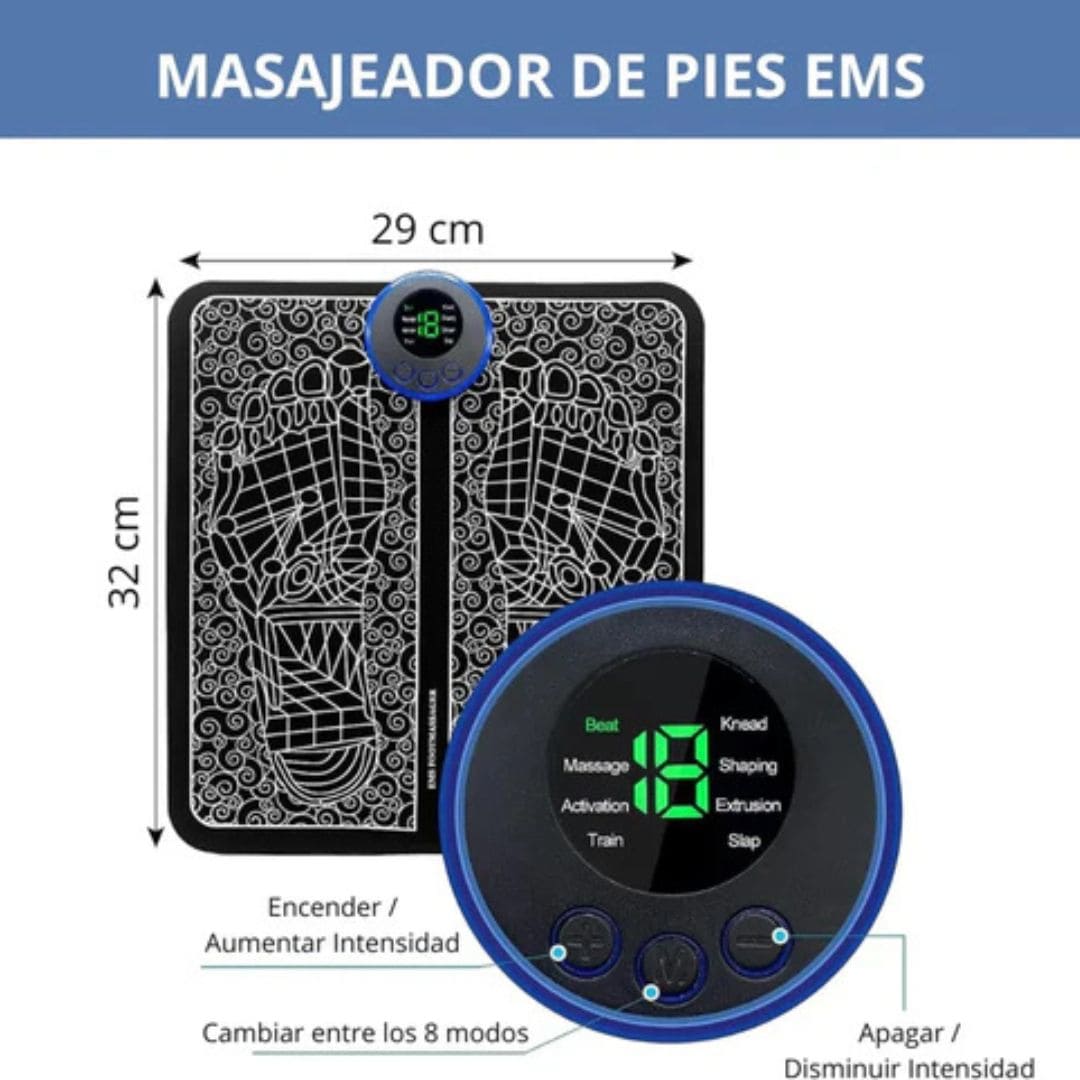 MASAJEADOR DE PIES ELÉCTRICO