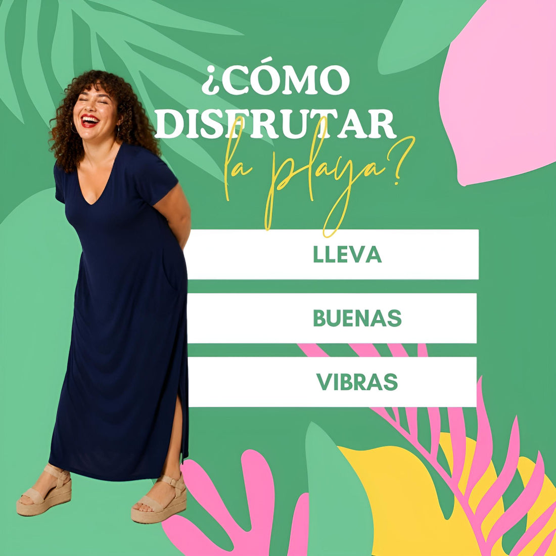 Vestido Vivian Azul Marino Largo | Viscosa hasta 6XL