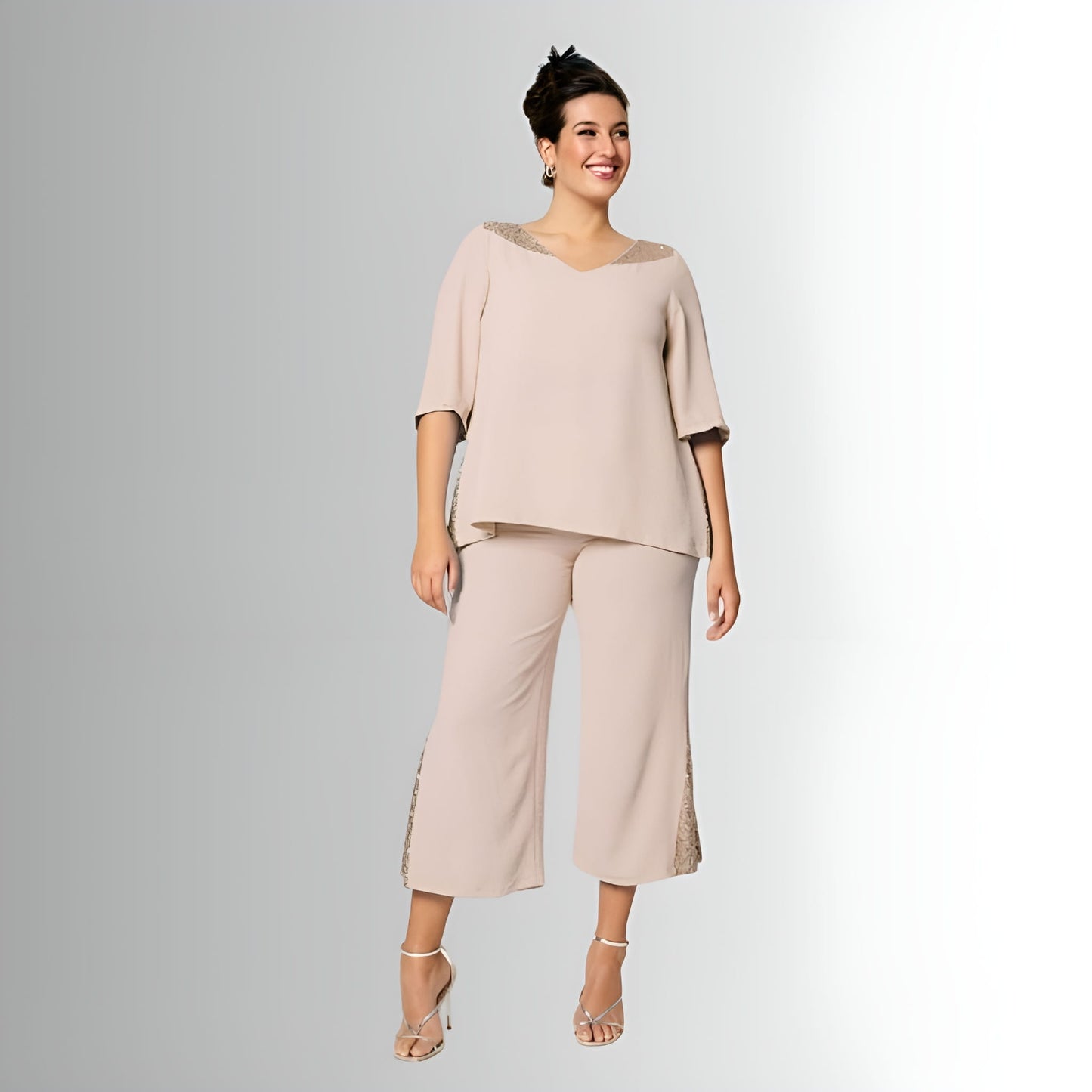 CONJUNTO ARETHA BEIGE