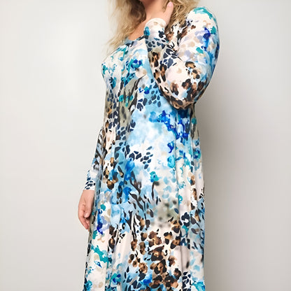 VESTIDO EMMA PETALOS AZUL