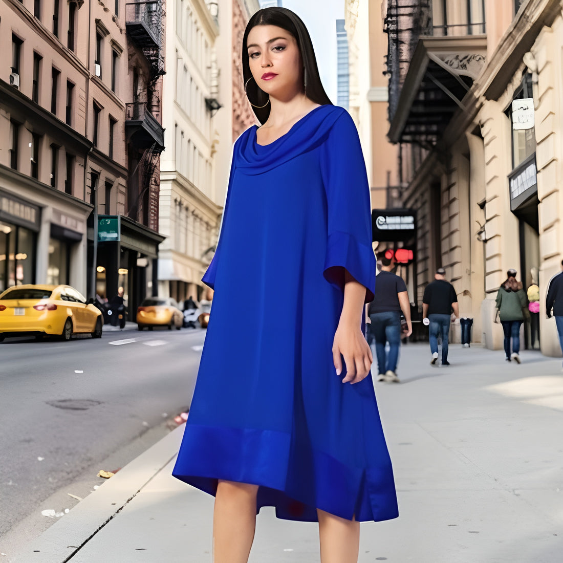 VESTIDO GALA Azul